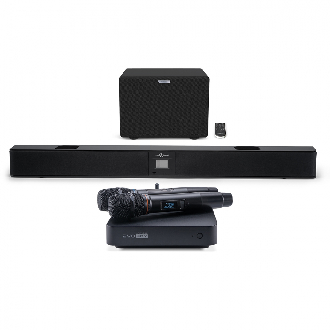 караоке-комплект EVOBOX Plus + EvoSound Bar (саундбар с караоке) в Грязях