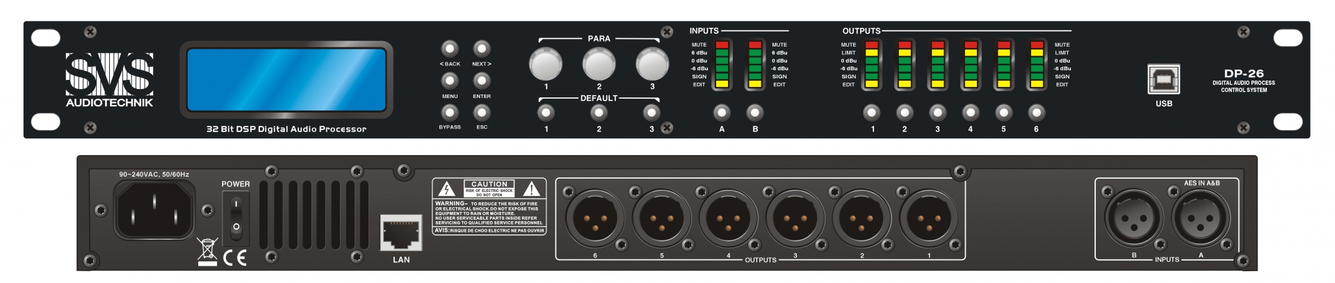 SVS Audiotechnik DP-26 Цифровой процессор: 2 входа 6 выходов в Грязях