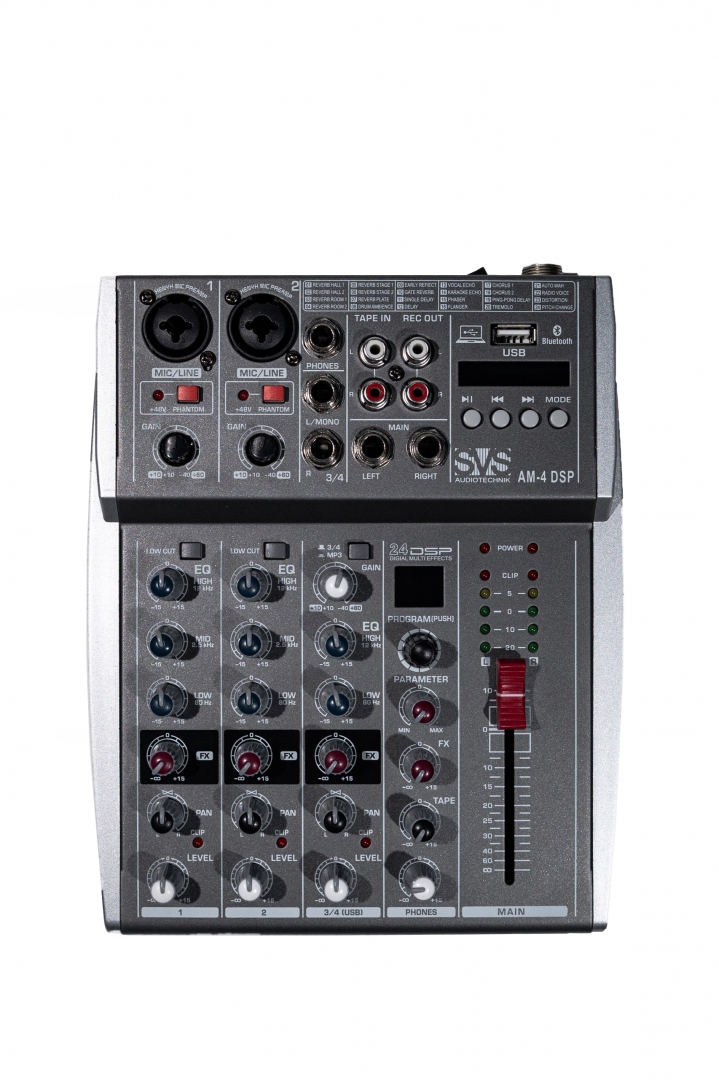 SVS Audiotechnik mixers AM-4 DSP Аналоговый микшерный пульт, 4-канала в Грязях