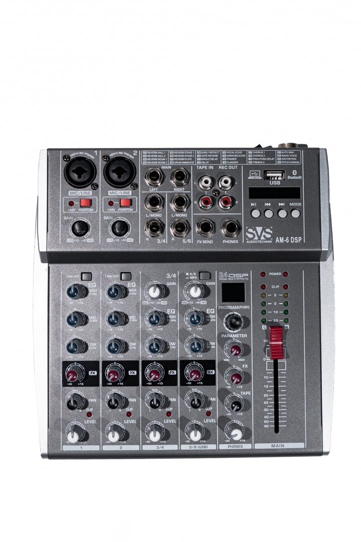 SVS Audiotechnik mixers AM-6 DSP Микшерный пульт аналоговый, 6-канальный SVS Audiotechnik mixers в Грязях