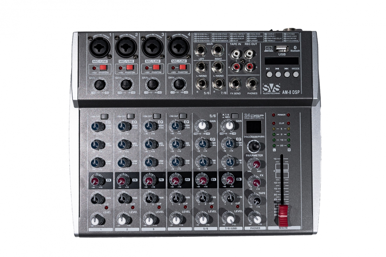 SVS Audiotechnik mixers AM-8 DSP Микшерный пульт аналоговый, 8-канальный в Грязях